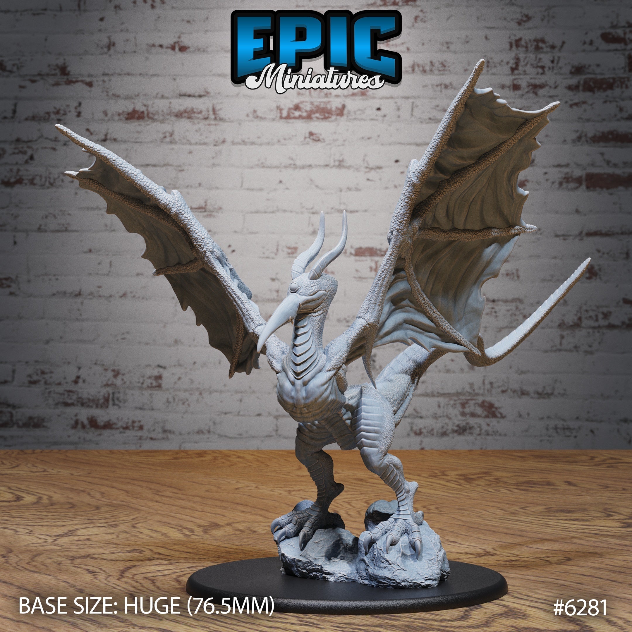 Cyclops Wyvern – Dungeons & Dragons Monster – Resin Miniature