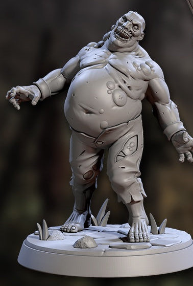 Bloated Zombie – Dungeons & Dragons Monster – Resin Tabletop Miniature